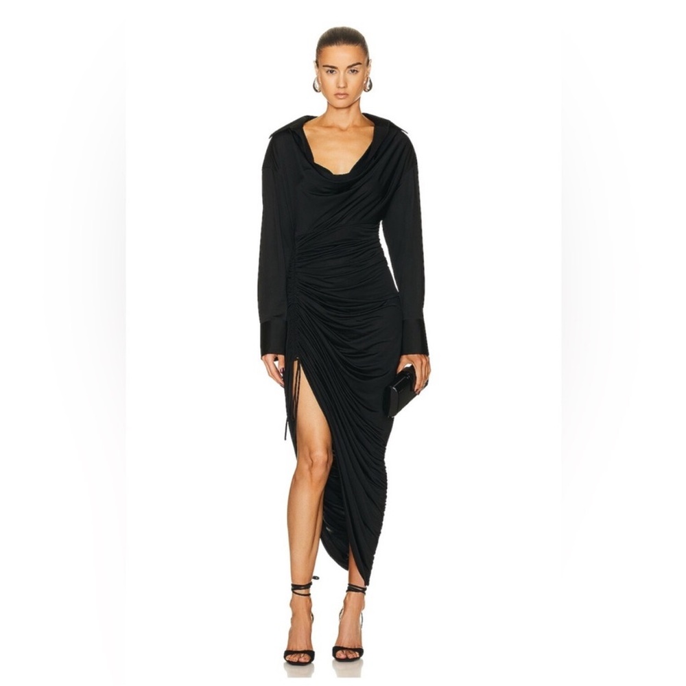 Alexander Wang Black Asymmetrical Dress